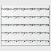 Houd de bosmarmot in Groundhog Day Cadeaupapier (Vlak)