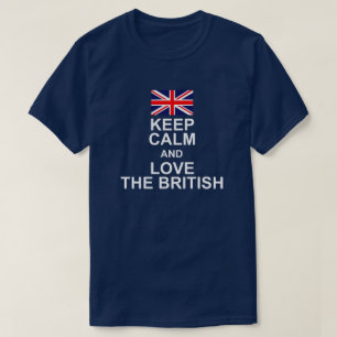 HOUD DE BRITSE VLAG KALEN EN HOUD T-SHIRT