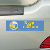 HOUD DE BUMPERSTICKER VAN CLUCKIN IN (Op auto)