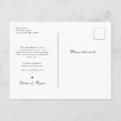 Houd de champagne uitgesteld huwelijk aankondigingskaart (Achterkant)