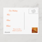 Houd De Datum Postkaart Aankondigingskaart (Achterkant)