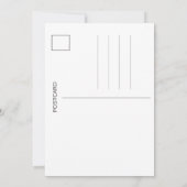 Houd de datum vrij ansichtkaart - slingerlichtjes  kaart (Achterkant)