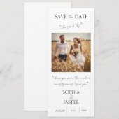 Houd de datum vrij Trouwkaart Kaart (Voorkant / Achterkant)