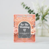 Houd De Datumkaart In Roze Save The Date (Staand voorkant)