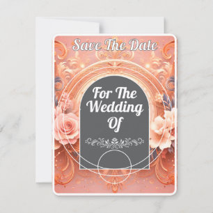 Houd De Datumkaart In Roze Save The Date