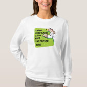 Houd de dokter weg t-shirt (Voorkant)