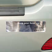 Houd de Faith_ Bumpersticker (Op auto)
