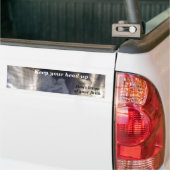 Houd de Faith_ Bumpersticker (Op Truck)