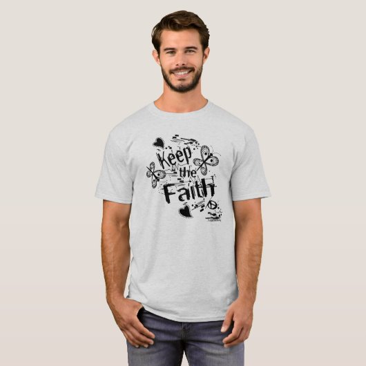 Houd de Faith Graffiti Tee Shirts (Voorkant volledig)