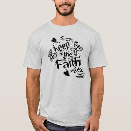 Houd de Faith Graffiti Tee Shirts (Voorkant)
