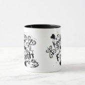 Houd de Faith Retro Graffiti Christelijke koffie M Mok (Midden)