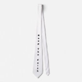 Houd de Faith Stropdas (zwart/wit) (Voorkant)