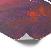 Houd de Faith Wooden Cross Hope en Inspiration Poster (Hoek)