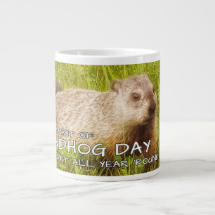 Houd de geest van Groundhog Day ,mok Grote Koffiekop