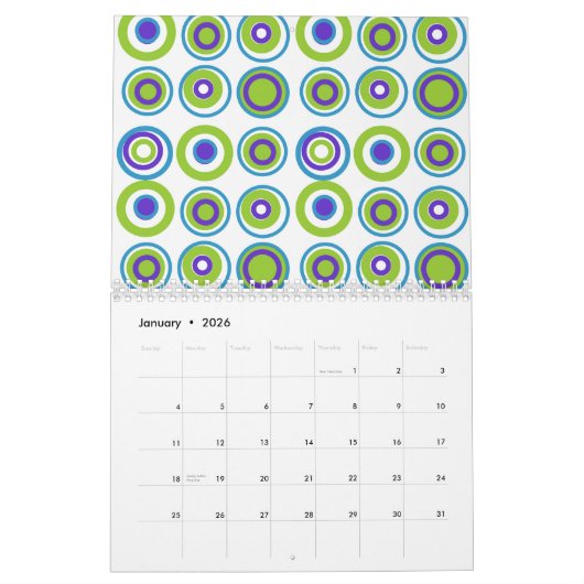 Houd de geloofskalender kalender (Jan 2026)