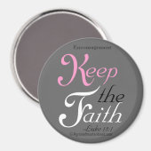 Houd de geloofsovertuiging bijbelprijsopgave magneet (Voorkant / Achterkant)