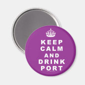 Houd de Haven van de Kalm en van de Drink Magneet (Voorkant / Achterkant)