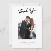 Houd de herinneringen live met persoonlijke foto's bedankkaart (Voorkant)