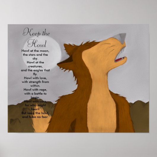 Houd de Howl - poster (Voorkant)