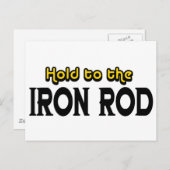 Houd de ijzeren staaf vast briefkaart (Voorkant / Achterkant)