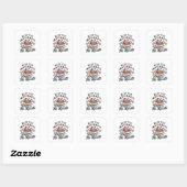 Houd de immigranten de Racist uitzetten Vierkante Sticker (Vel)