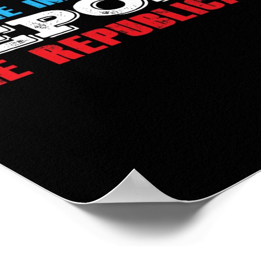 Houd de immigranten deporteren de Republikeinen ee Poster (Hoek)