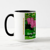 Houd de intenties van uw hart nauwkeurig en gerich mok (Links)