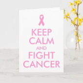 Houd de Kaart van Kalme en Kanker van de Strijd (Gele Bloem)