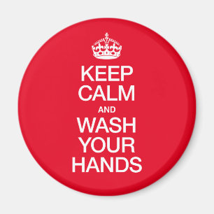 HOUD DE KALK EN WASSEN UW HANDEN MAGNEET