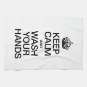 HOUD DE KALK EN WASSEN UW HANDEN THEEDOEK (Horizontaal)