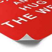 HOUD DE KALM EN HUG HET WESTIE POSTER BIRTHDAAG (Hoek)