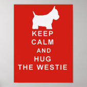 HOUD DE KALM EN HUG HET WESTIE POSTER BIRTHDAAG (Voorkant)