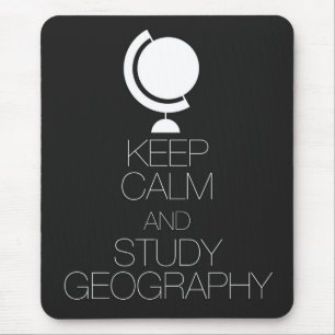 Houd de Kalme en Aardrijkskunde van de Studie Muismat