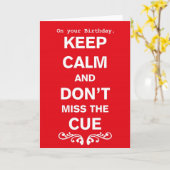 Houd de Kalme StammenKaart van de Verjaardag van Kaart (Gele Bloem)