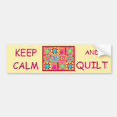 Houd de Kant van het Meerlokflard van het Blok Cal Bumpersticker (Voorkant)