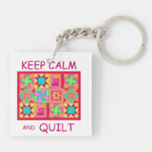 Houd de Kant van het Meerlokflard van het Blok Cal Sleutelhanger (Achterkant)