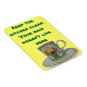 Houd de keuken schoon magneet (Rechterzijde)