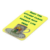 Houd de keuken schoon magneet (Linkerzijde)