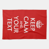 Houd de keukenhanddoek rustig | sjabloon (Horizontaal)