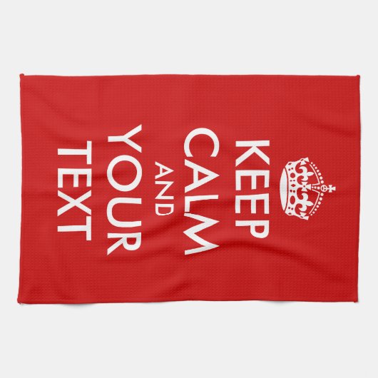 Houd de keukenhanddoek rustig |  sjabloon (Horizontaal)