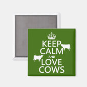 Houd de Koeien van de Kalm en van de Liefde (alle  Magneet (Voorkant / Achterkant)