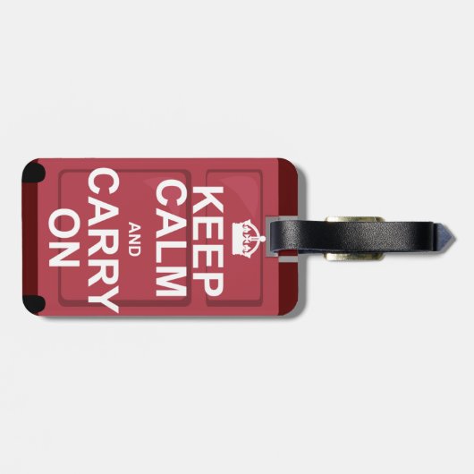 Houd de koffer rustig aan bagagelabel (Achterkant horizontaal)