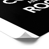 HOUD DE KOOL EN ROCK AAN POSTER (Hoek)