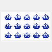 Houd de kroon blauw