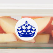 Houd de kroon blauw labels (Aangebracht)