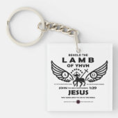 Houd de lamp van YHVH tegen Sleutelhanger (Voorkant)
