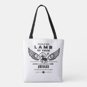 Houd de lamp van YHVH tegen Tote Bag (Achterkant)