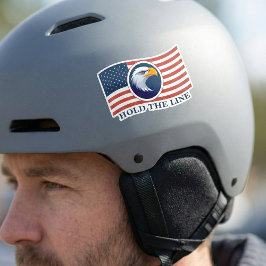 Houd De Lijn, Amerikaanse Vlag en Adelaar Sticker