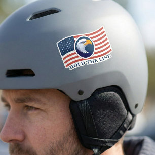Houd De Lijn, Amerikaanse Vlag en Adelaar Sticker