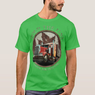 Houd de lijn Canadese Trucker Protest Trucker vrij T-shirt
